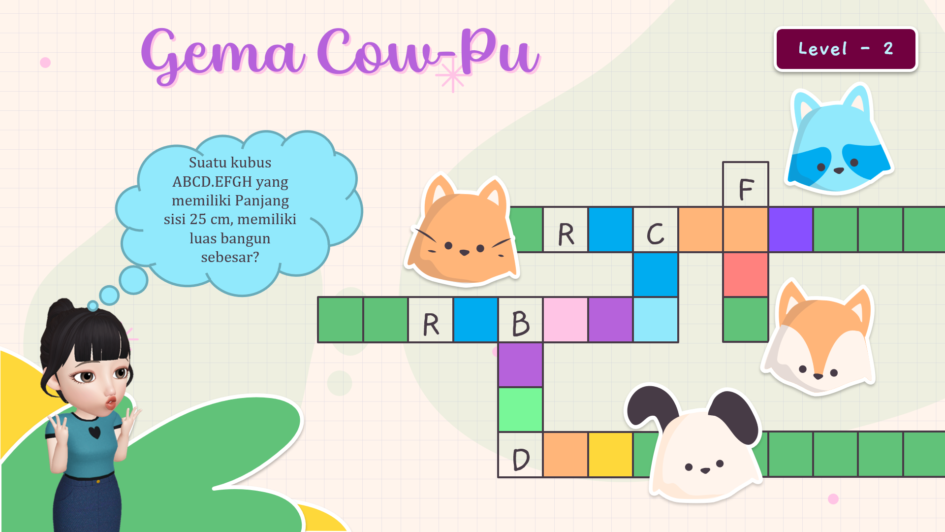 Gema Cow-Pu: Development of Mathematical Crossword Puzzle